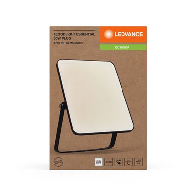 Essentials Floodlights with EU Plug 30W 4000K