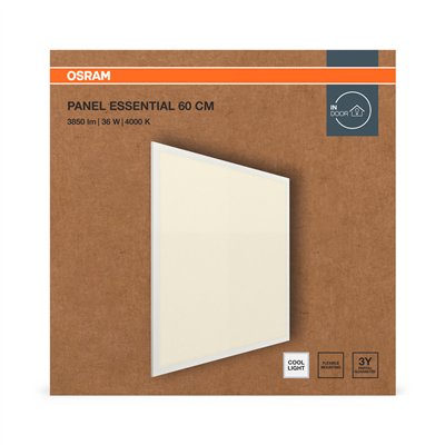 Essentials Panel 600x600mm 4000K