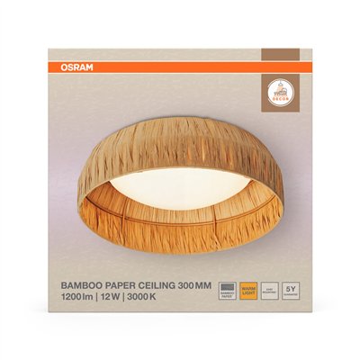 Decor Bamboo Paper Ceiling 300 12W 830 Brown