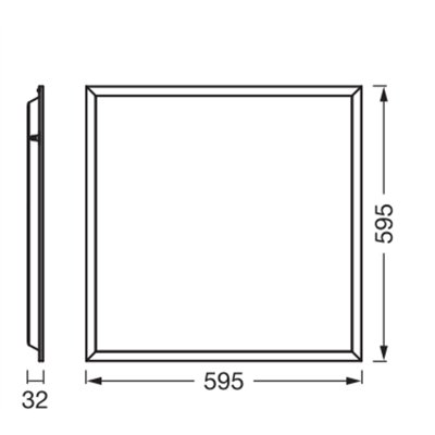 Essentials Panel 60x60cm 40W CCT UGR19