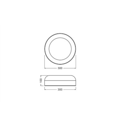 Decor Bamboo Paper Ceiling 300 12W 830 Brown