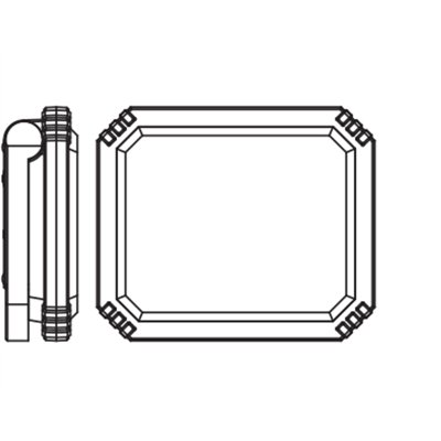 ESSENTIALS WORKLIGHT BATTERY Panel 10W 865 Black