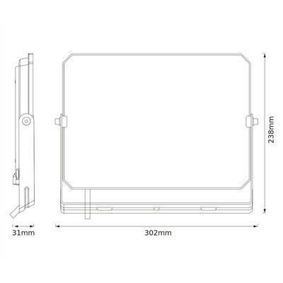 FLOODLIGHT EFFECT 100W 865 BLACK