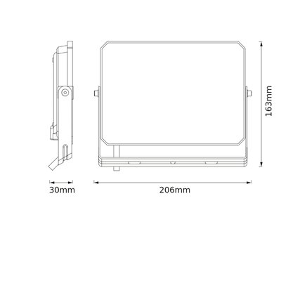 FLOODLIGHT EFFECT 50W 840 BLACK