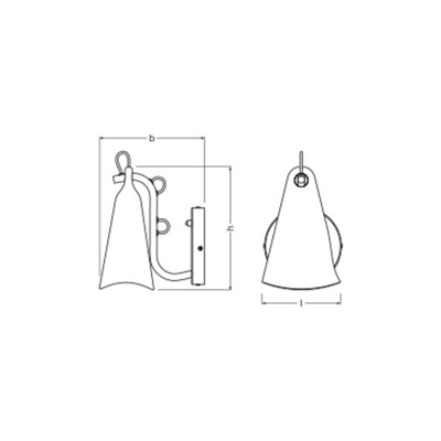 Decor Bell Wall E27 color