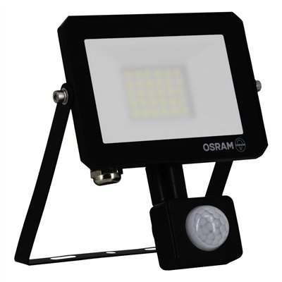 FLOODLIGHT LUX SENSOR 20W 830 BLACK