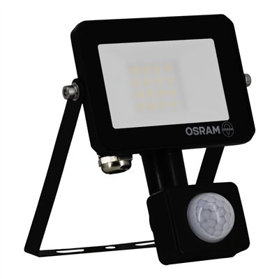 FLOODLIGHT LUX SENSOR 10W 865 BLACK