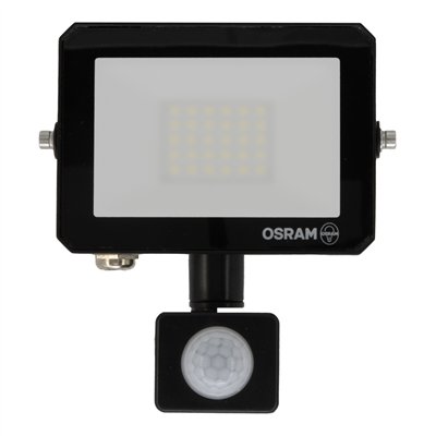 FLOODLIGHT LUX SENSOR 20W 840 BLACK