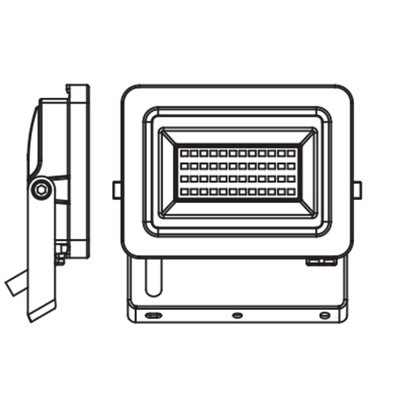 FLOODLIGHTS ENERGY EFFICIENCY 10W 840 Dark Grey​