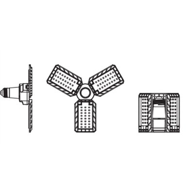 Highbay Blade E27 17W 840 E27 Black