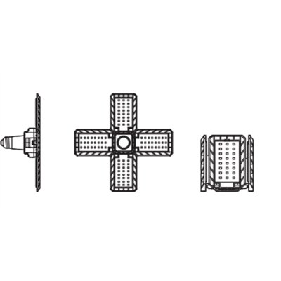 Highbay Blade E27 23W 840 E27 Black