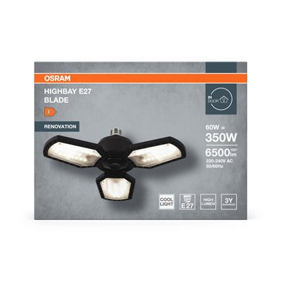 Highbay Blade E27 60W 840 E27 Black