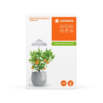 Indoor Garden Umbrella 200 USB WT Umberella USB