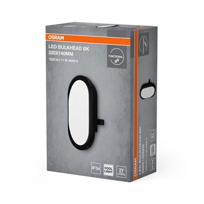 LED BULKHEAD 11W 4000K Black