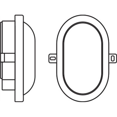 LED BULKHEAD 6W 4000K Black