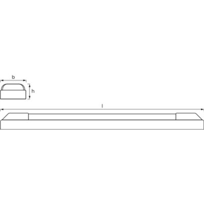 LED POWER BATTEN 1200 mm 50 W 4000 K