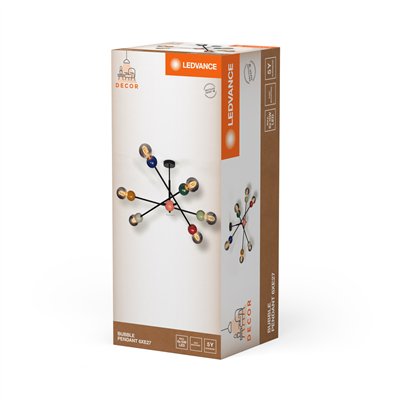 Decor Bubble Pendant 6XE27 Multicolor