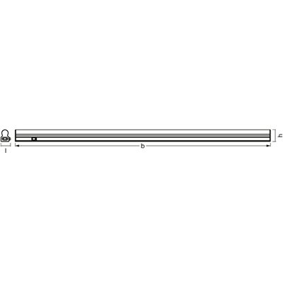LED Sensor Batten 1200mm 14W 3000K