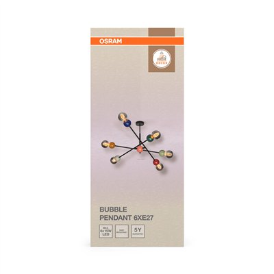 Decor Bubble Pendant 6XE27 Multicolor