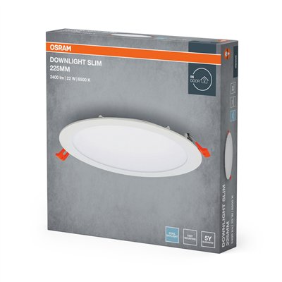 LED SPOT AND DOWNLIGHT RECESS SLIM 225mm 22W 6500K