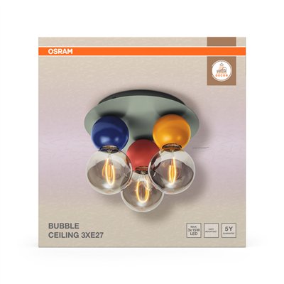 Decor Bubble Ceiling 3XE27 Multicolor