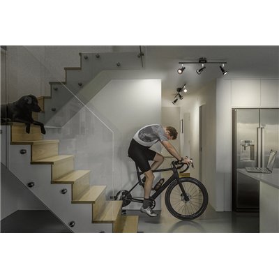 LED SPOT BLACK 3 X 3.4W 927 DIM