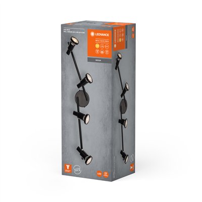 LED SPOT BLACK 4 X 3.4W 927 DIM