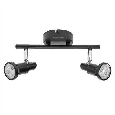 LED SPOT BLACK 2 X 3.4W 927 DIM