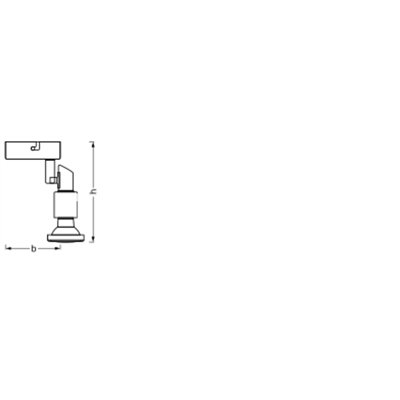 LED SPOT BLACK 1 X 3.4W 927 DIM