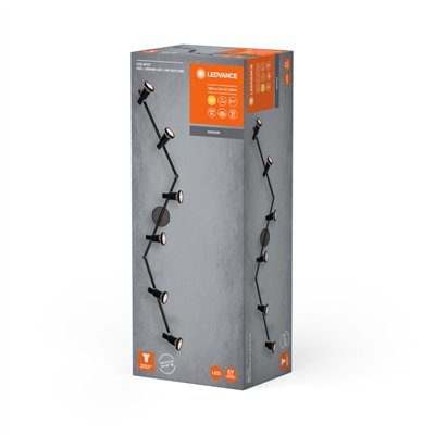 LED SPOT BLACK 6 X 3.4W 927 DIM