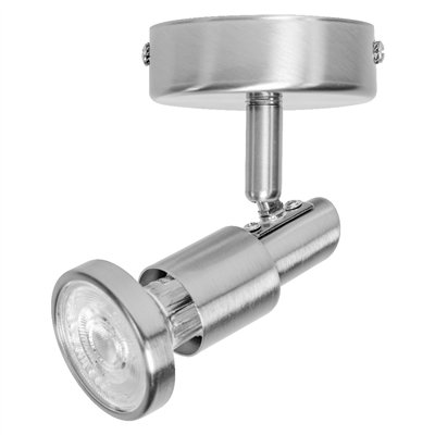 LED SPOT BRUSHED SILVER GU10 2.6W 2700K