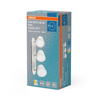 LED SPOT IP44 3 x 7W IP44 Click-CCT