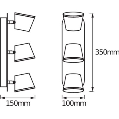LED SPOT IP44 3 x 7W IP44 Click-CCT