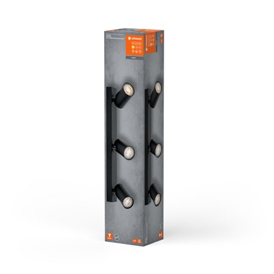 LED SPOT OCTAGON BLACK 3x3.4W 927 DIM