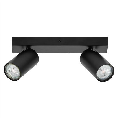 LED SPOT OCTAGON BLACK 2x3.4W 927 DIM