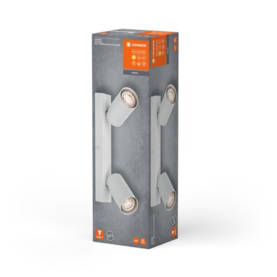 LED SPOT OCTAGON WHITE 2x3.4W 927 DIM