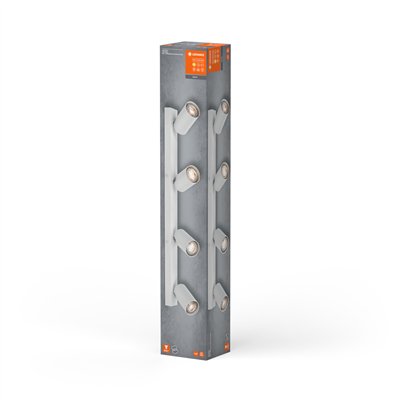 LED SPOT OCTAGON WHITE 4x3.4W 927 DIM