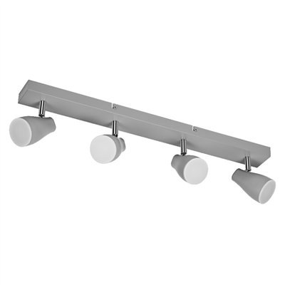 LED SPOT PEAR GREY 4 x 4.3W 2700K GU10