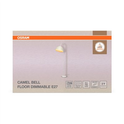 Decor Camel Bell Floor E27 DIM White