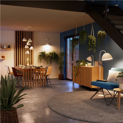 Decor Camel Bell Floor E27 DIM White