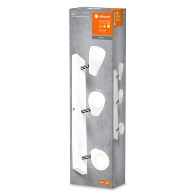 LED SPOT PEAR WHITE 3 x 4.3W 2700K GU10