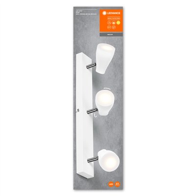 LED SPOT PEAR WHITE 3 x 4.3W 2700K GU10